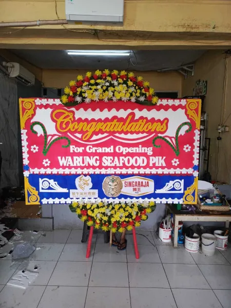 Papan Bunga Ucapan Selamat Kelapa Indah
