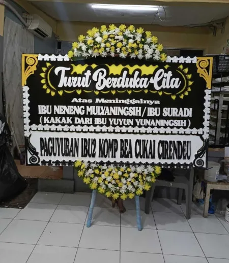 Papan Bunga Duka Kelapa Indah